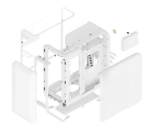 Hyte X50 White CS-HYTE-X50G-WW - 1371675 - zdjęcie 8